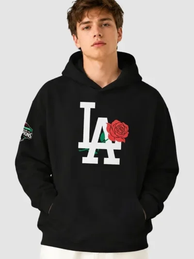 Dodgers Date Night Black Hoodie