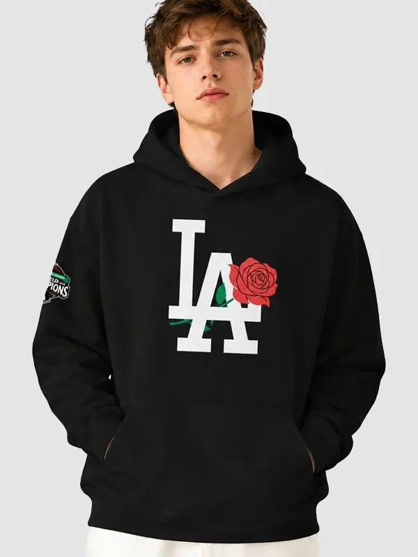 Dodgers Date Night Black Hoodie