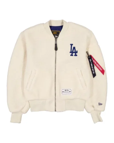 Dodgers New Era x Alpha Industries Sherpa Jacket