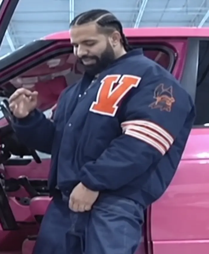 Drake FOMO Short Film Black Leather Jacket