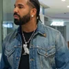Drake FOMO Stream Blue Jean Jacket