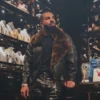 Drake Jewellry Room Shearling Leather Jacket
