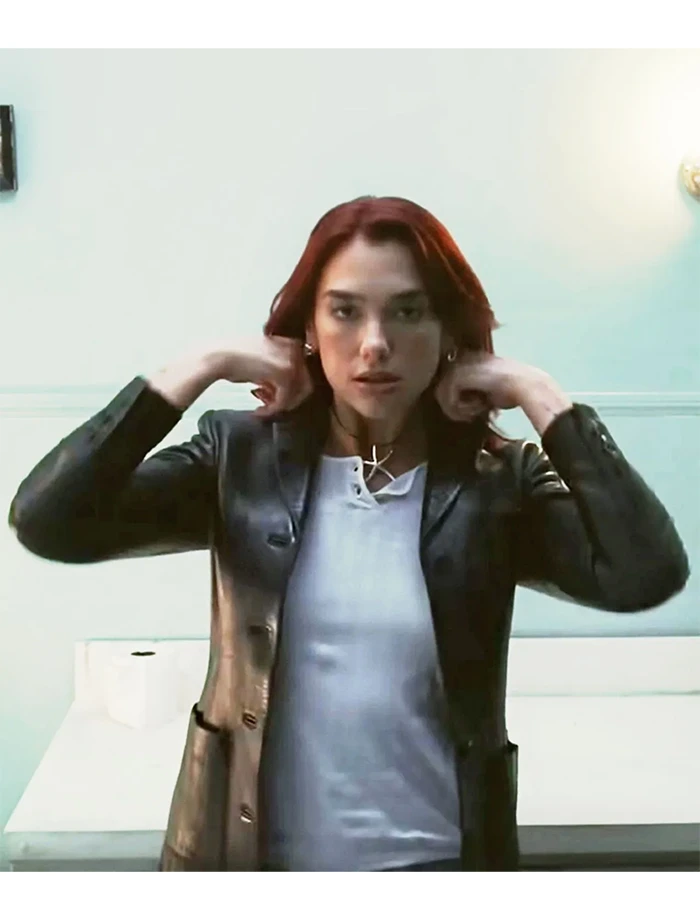 Dua Lipa Training Season Leather Jacket