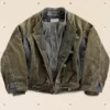 Duo Fabric Belted Streetwear Utility Jacket