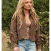 Dutton Ranch S01 Natalie Alyn Lind Suede Fringe Jacket