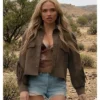 Dutton Ranch S01 Natalie Alyn Lind Suede Fringe Jacket