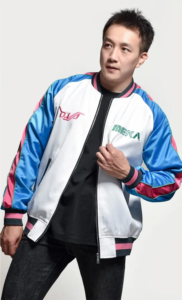 Dva Bunny Logo Faux Leather Racing Jacket