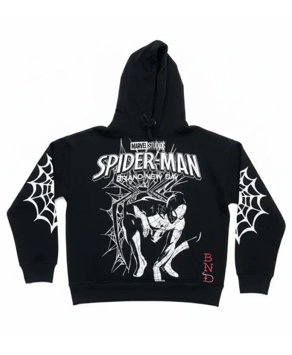 Ed Hardy Black Heart Web Boxy Hoodie