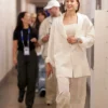 Elena Rybakina US Open Trophy 2026 White Suit