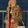 Elle Fanning Coach Presentation NY 2026 Leopard Print Coat