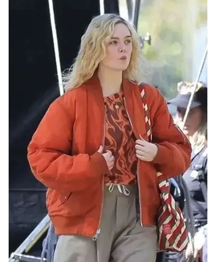 Elle Fanning Margo’s Got Money Troubles Bomber Jacket