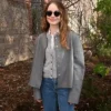 Emma Stone Telluride Film Festival 2026 Wool Jacket