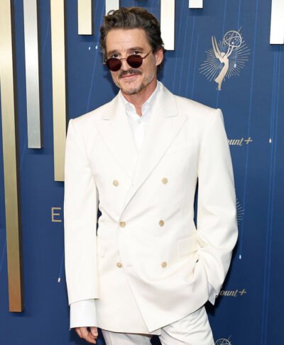 Emmys Red Carpet Pedro Pascal Suit