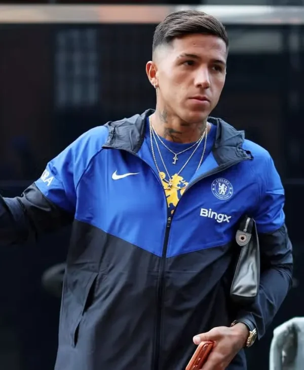 Enzo Fernández Chelsea BingX Nike Windrunner Jacket