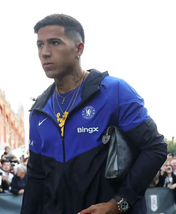 Enzo Fernández Chelsea BingX Nike Windrunner Jacket