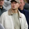 Erling Haaland City vs Norwich Corduroy Shearling Collar Jacket