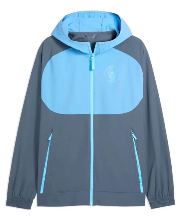 Erling Haaland Manchester City Blue Jacket