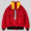 Evangelion Avirex Satin Zipper Bomber Coat