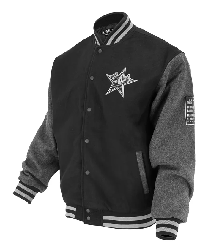 FISLL 2025 All-Star Game Black Varsity Jacket