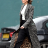 Fool Me Once Maya Stern Gray Trench Coat