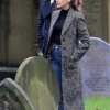 Fool Me Once Maya Stern Gray Trench Coat