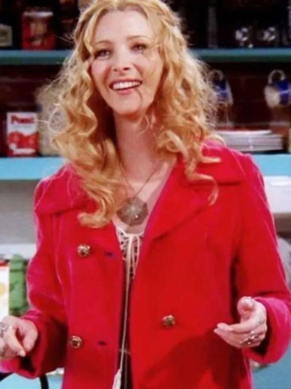 Friends Phoebe Buffay Red Coat - Image 2
