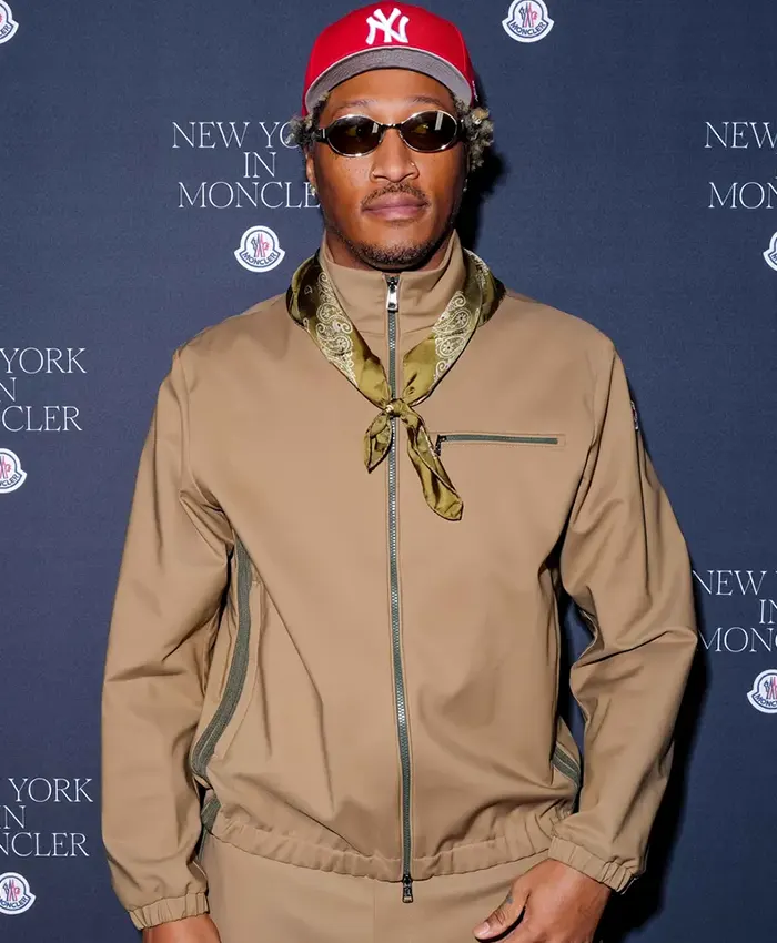 Future New York in Moncler Fourioun Cotton Blend Jacket