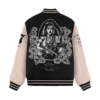 Gangster Queen Wool and Leather Varsity Jacket