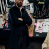 Gianluca Gazzoli Juventus Adidas Black Long Coat