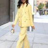 Good Morning America Mindy Kaling Yellow Suit