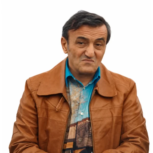 Gorkem Sevindik Money Trap 2 Brown Leather Jacket