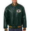 Green Bay Packers Leather Jacket