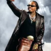 Gunna 2026 VMAs Stage Performance Leather Coat