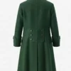 Halloween Pirate Wool Long Trench Coat