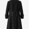 Halloween Pirate Wool Long Trench Coat