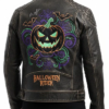 Halloween Rider Black Leather Jacket