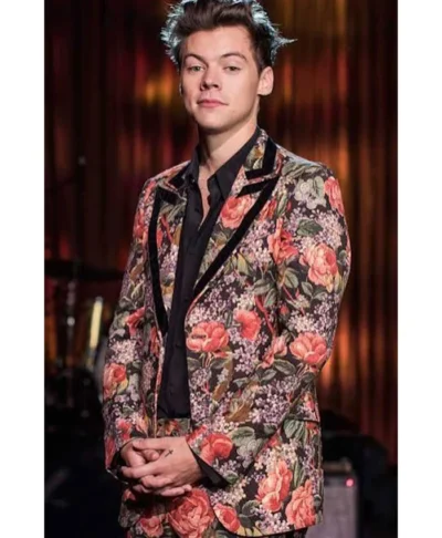 Harry Styles Live Tour Floral Suit