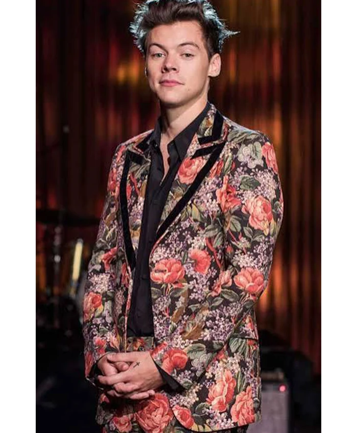 Harry Styles Live Tour Floral Suit