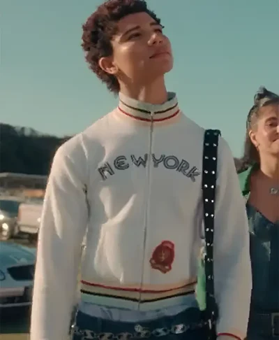 Heartbreak High S03 James Majoos White Cropped Jacket