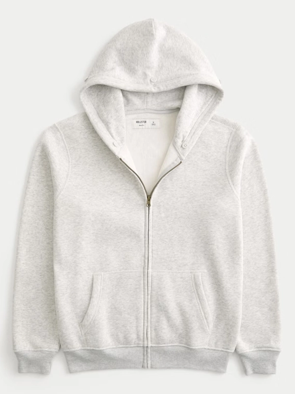 Hollister Fur Zip-Up Hoodie