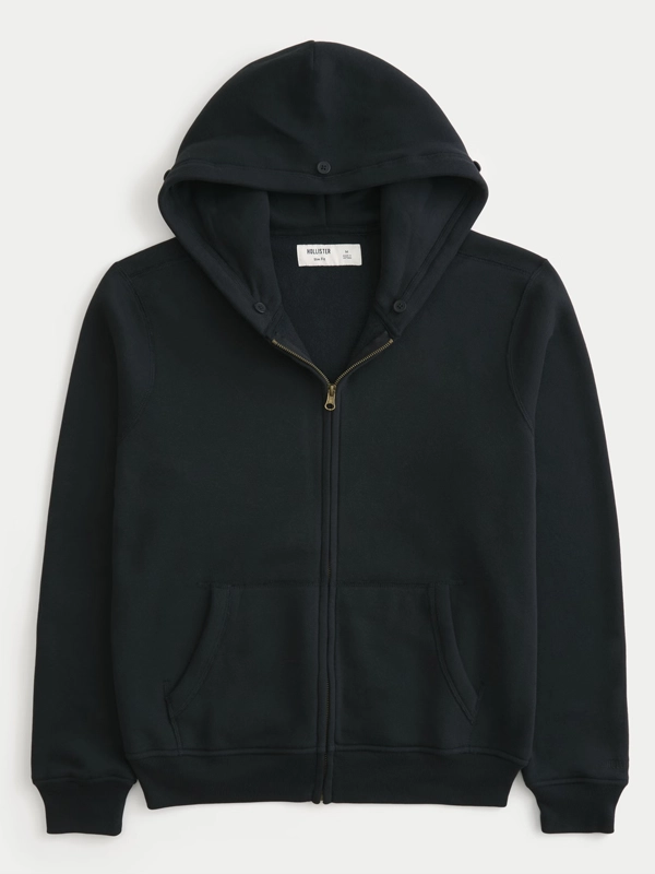 Hollister Fur Zip-Up Hoodie