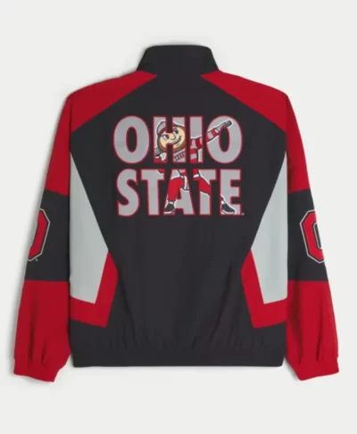 Hollister Ohio State University Buckeyes Windbreaker Jacket