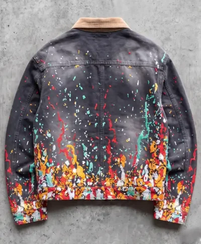 House of Errors Embroidered Paint Workwear Jacket