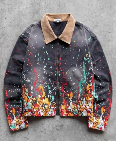 House of Errors Embroidered Paint Workwear Jacket