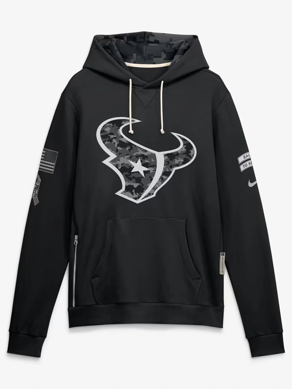 Houston Texans 2026 Salute to Service Sideline Hoodie