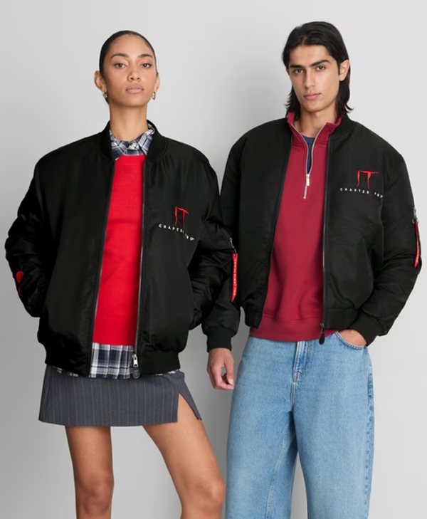 IT Chapter 2 Black Leather Jacket