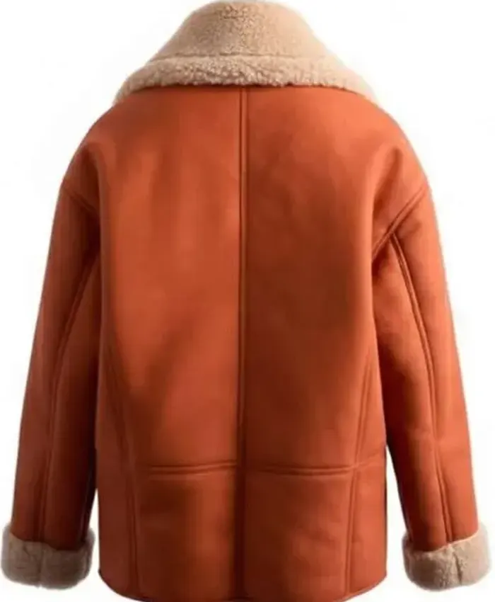 Ici Tout Commence Cesar Verneuil Shearling Car Coat
