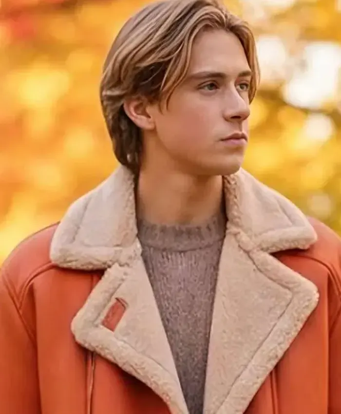 Ici Tout Commence Cesar Verneuil Shearling Car Coat