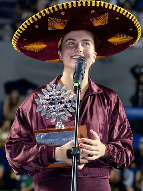 Iva Jovic Guadalajara Open 2026 Polyester Jacket