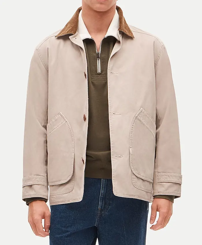 J Crew Archival 1986 Cotton Canvas Barn Coat